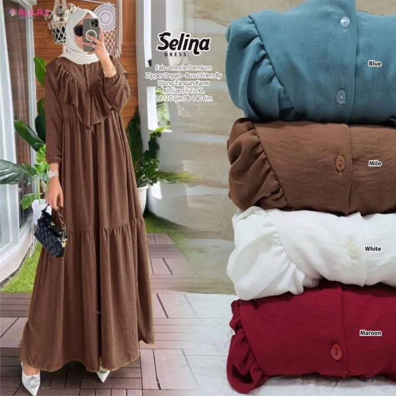 Selina dress Gamis cantik