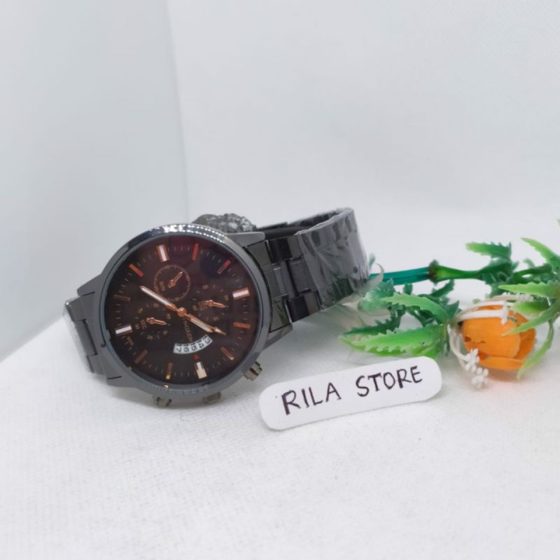 FNGEEN Jam Tangan Luxury Full Steel Sport Quartz Business Waterproof Casual Watch tipe 5055