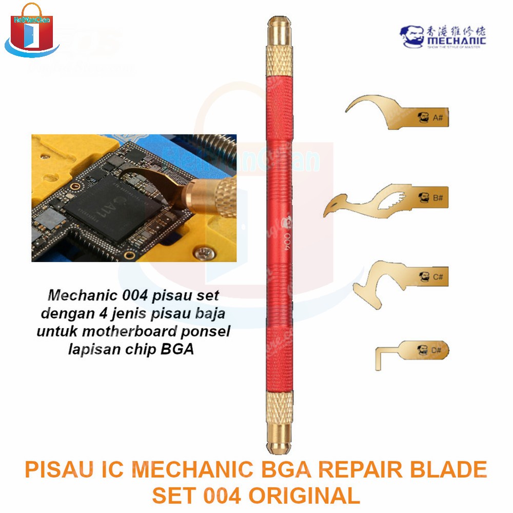 Pen Cutter Pisau IC MECHANIC BGA REPAIR BLADE SET 004 ORI Pisau Bedah