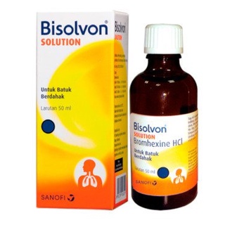 Jual BISOLVON SOLUTION 50ML OBAT BATUK BERDAHAK UNTUK NEBULIZER ...