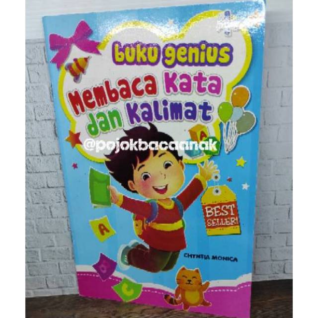 Buku Anak TK Genius Membaca Kata dan Kalimat