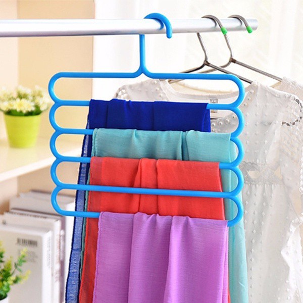 GM132 COD Hanger Gantungan Pakaian 5 Tingkat Multifungsi Hanger Handuk Jilbab