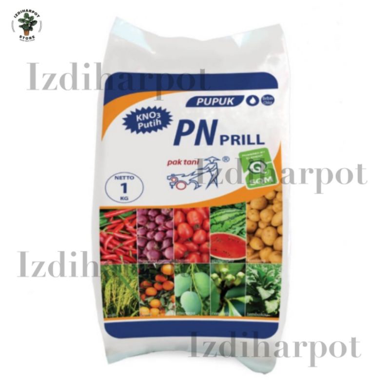 PUPUK KNO3 PUTIH PN PRILL PAK TANI 1 KG - KNO3 PUTIH PN PRILL