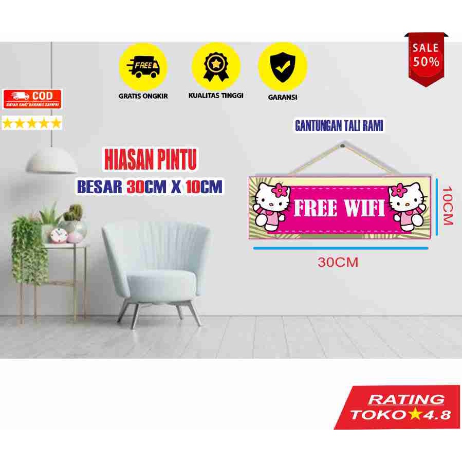 Hiasan Dinding Minimalis Karakter Hello Kitty Lucu Dekorasi Ruangan Kitchen Toilet Murah Grosir Terbaru