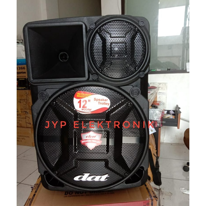 Speaker Portable DAT DT 123 / DT123 12 inch original Garansi bluetooth