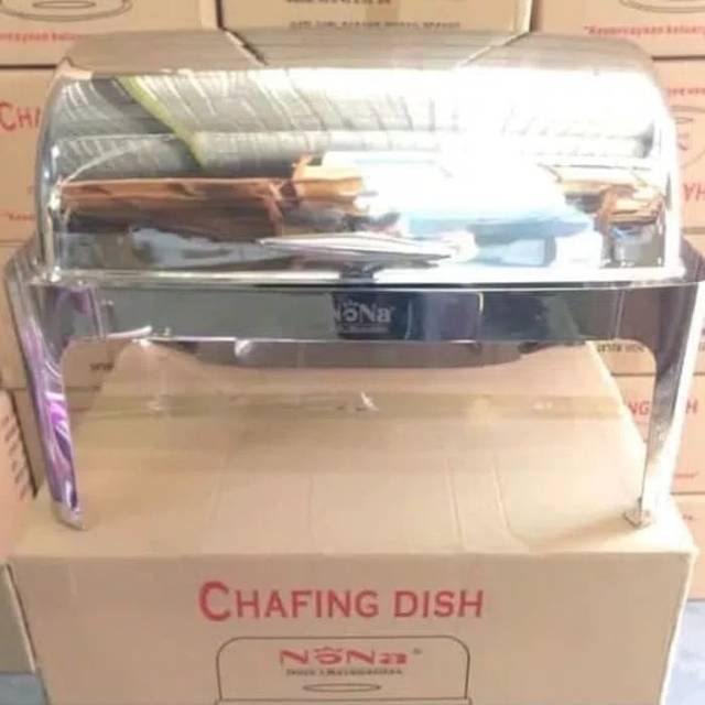 Chafing Dish Roll Top Prasmanan 9.0 Liter Stainless