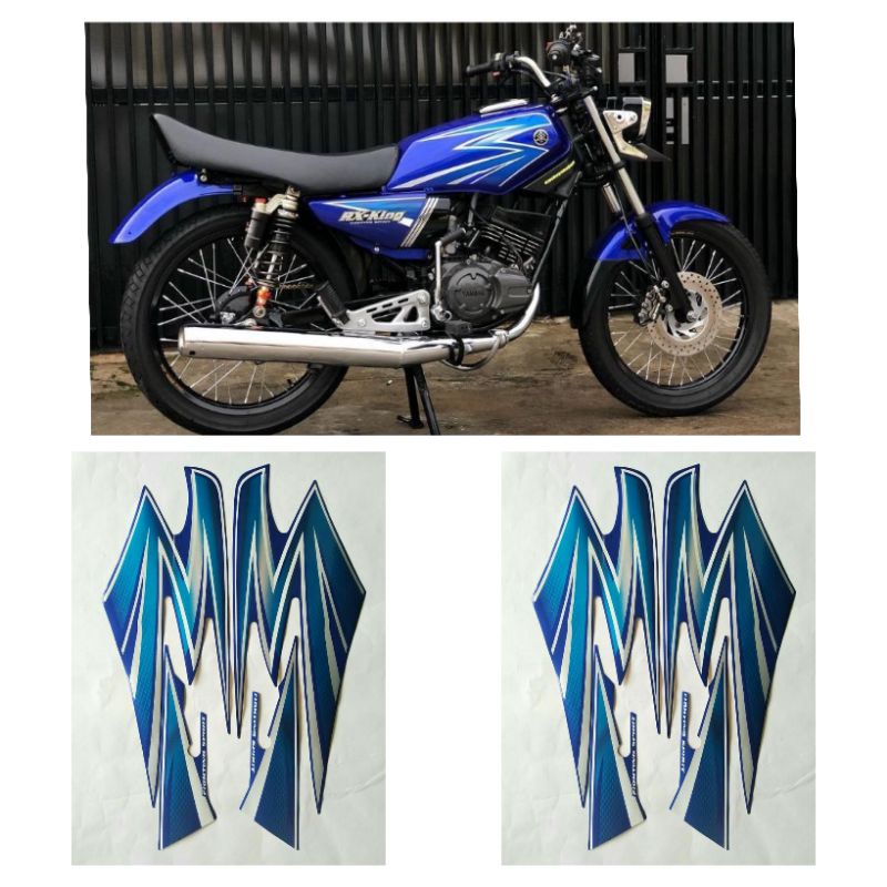 Jual Stiker Lis Body Yamaha Rx King 03 Biru Shopee Indonesia