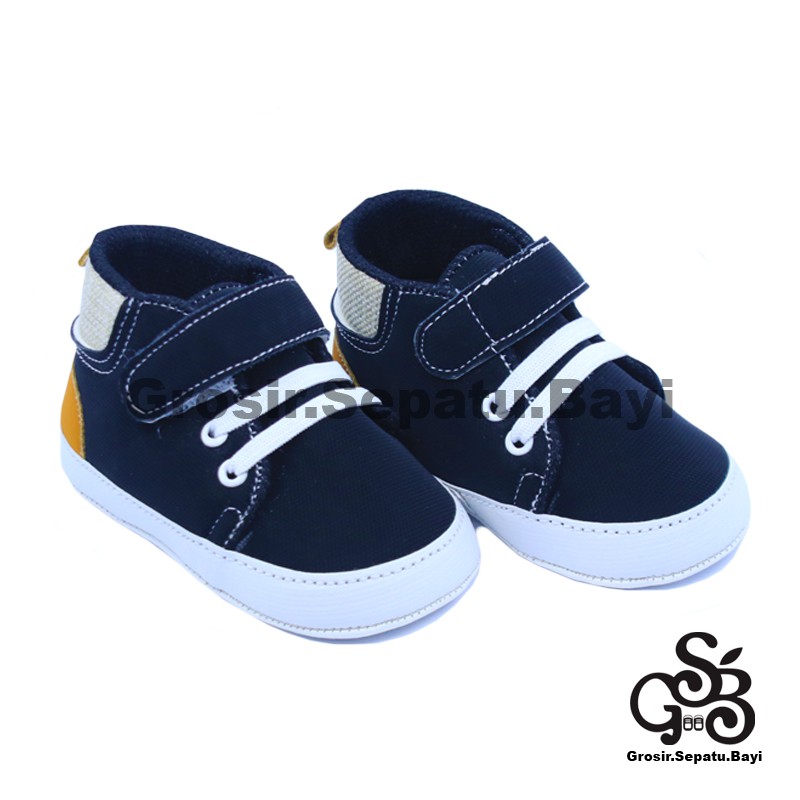 sepatu bayi baby shoes prewalker laki laki perempuan umur 2 - 14 bulan model Basket Case