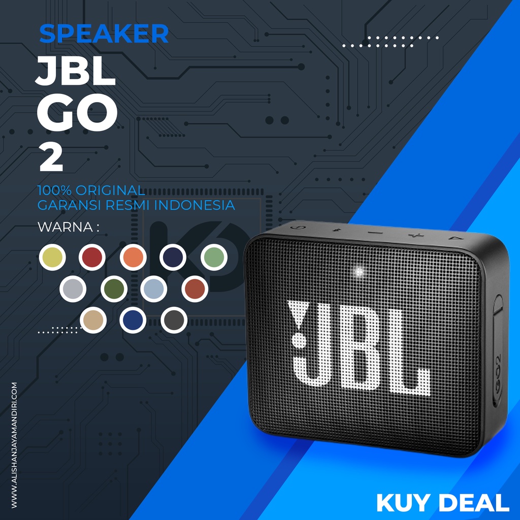 JBL GO 2 ORIGINAL GARANSI RESMI IMS 1 Tahun