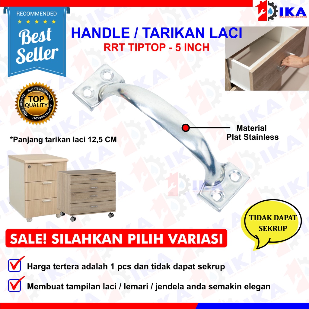 TARIKAN LACI RRT / Handle Pintu Lemari 3 4 5 inch / Handle Tarikan Pintu / Handle Laci almari