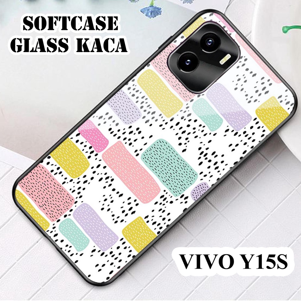 Softcase Glass Kaca VIVO Y15 S - Casing HP VIVO Y15 S[ S45].