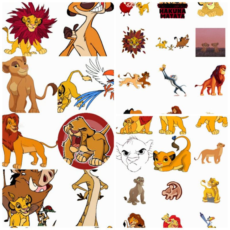 

STIKER DISNEY LION KING 35 PCS