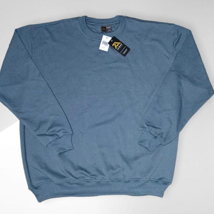 SWEATER CREWNECK BASIC POLOS JUMBO / OVERSIZE [AWN. 226061]