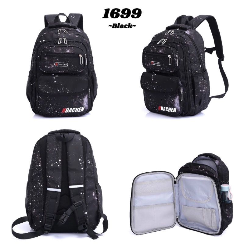 Tas ransel backtoschool backpack Tas ransel sekolah anak pria/wanita open case Tas ransel sekolah anak galaxy