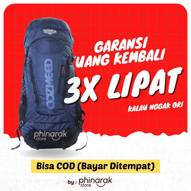 Jual Cozmeed Tas Karier Gunung Sagarmatha Tas Keril Carrier Arei Toba Original Shopee Indonesia