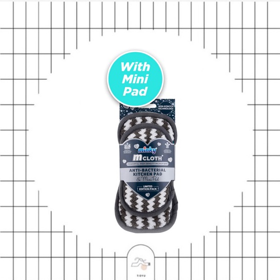 MINKY M Cloth Anti-Bacterial Pad