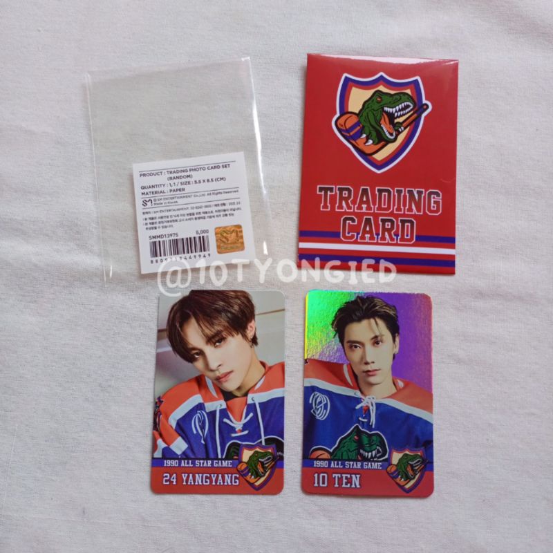 trading card nct 2020 90s love ten yangyang