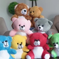[COD] Boneka Capit Kecil Besar TERMURAH 12-20cm Gantungan Kunci Boneka Boba Tayo Bear Panda Beruang 