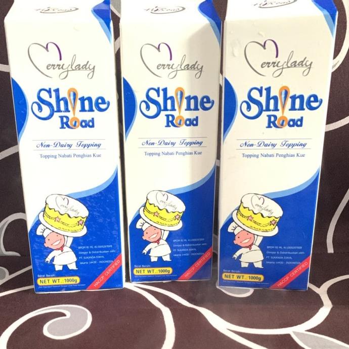 

SHINE ROAD NON DAIRY WHIPPING CREAM 1 LTR - TOPPING NABATI HALAL TERLARIS TERPERCAYA ORIGINAL