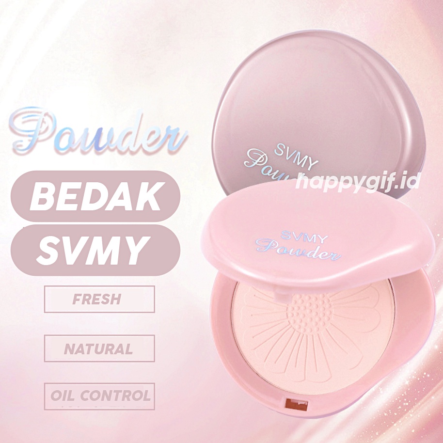 SVMY Bedak Oil Control Powder Cake Bedak Make Up LA173 5133