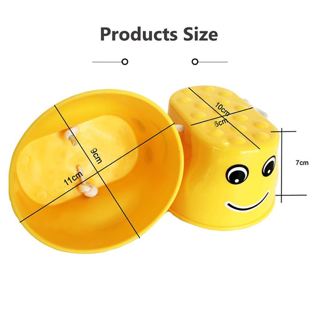 Nanas 1pasang Smile Jumping Stages Hadiah Mainan Olahraga Peralatan Latihan Keseimbangan Menyenangkan Luar Ruangan