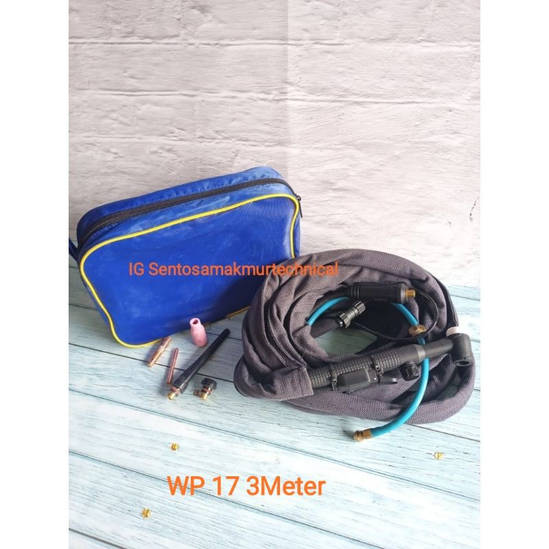 WP 17 3 Meter Tang Stang Las Argon Tig Torch Pencet Putar WP17 3M