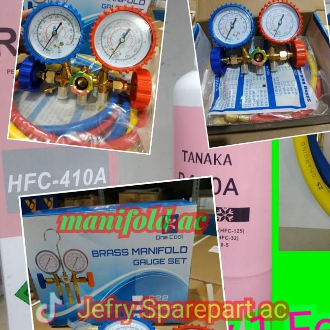 Testing Manifold Double Ac R22 R134A One Cool