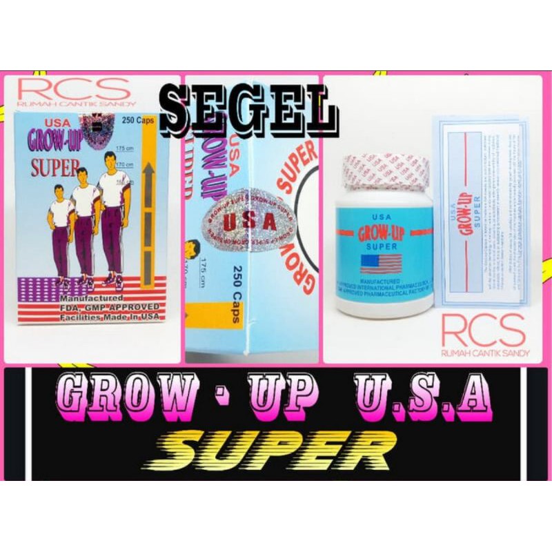 grow up - peninggi badan - original usa