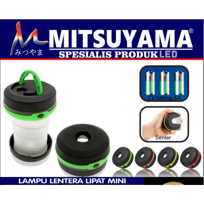 (COD) Multifungsi  / Lentera LED Camping Lipat / Senter Tenda MITSUYAMA MS-2088