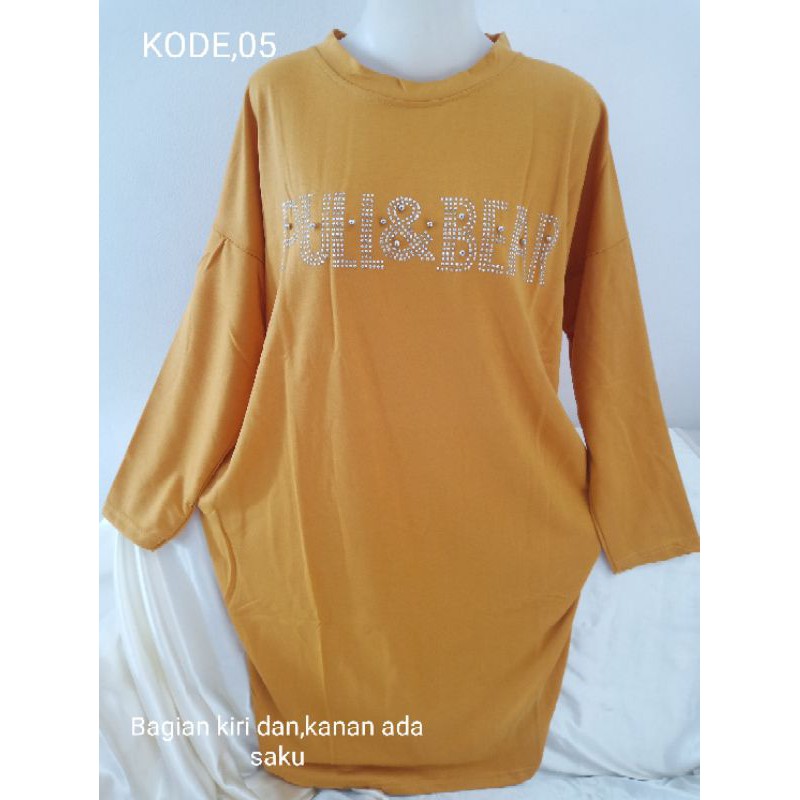 PROMO MURAH Tunik termurah ready cod saku kiri kanan BABYTERI MOTEK