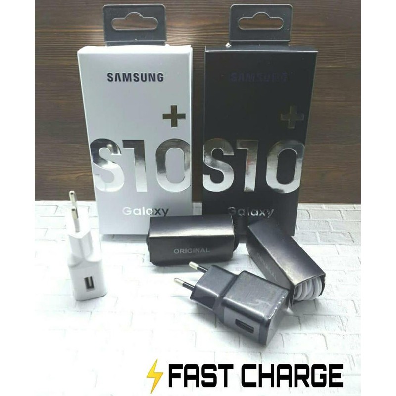 Travel Charger Tc Samsung S10 Plus -  type C / SS S10+ Fast Charging