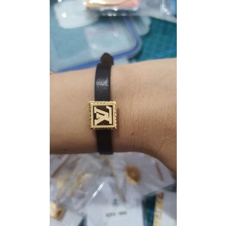 gelang tali kekinian model branded emas asli kadar 700 gelang gesper stainless