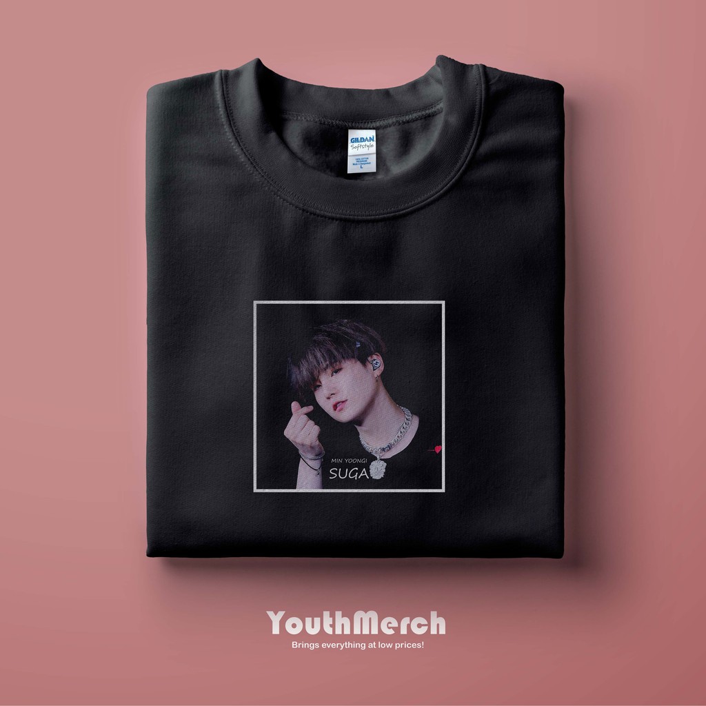 Kaos Musik BTS Suga - Musik Merch | Unisex | Baju BTS Suga | BTS Suga Tees