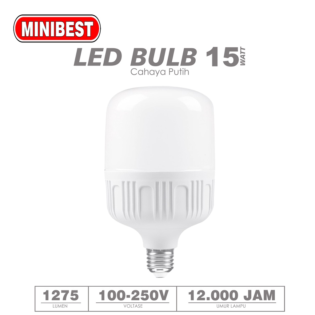 [ TERLARIS ] Lampu LED Bulb Jumbo Tabung Platinum Super Terang 10W,15W,20W ,30W