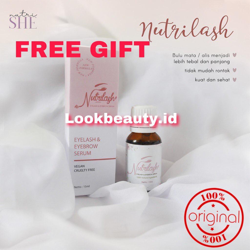 {FREE GIFT} NUTRILASH SERUM BULU MATA ALIS - NUTRIHAIR SERUM VITAMIN RAMBUT - BPOM-NUTRISHE