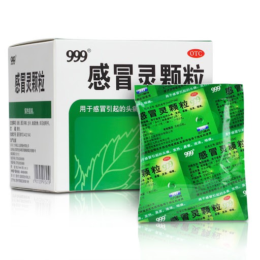 999 Ganmao Qingre Granules Obat demam,flu,meriang