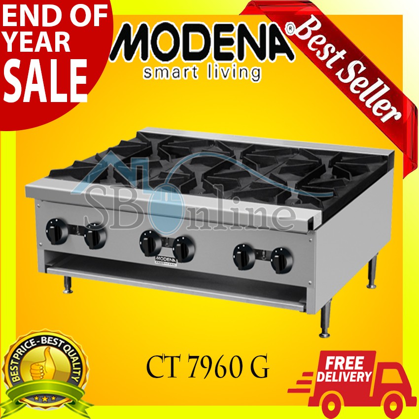 Gas Burner Top Modena CT 7960 G FREE ONGKIR