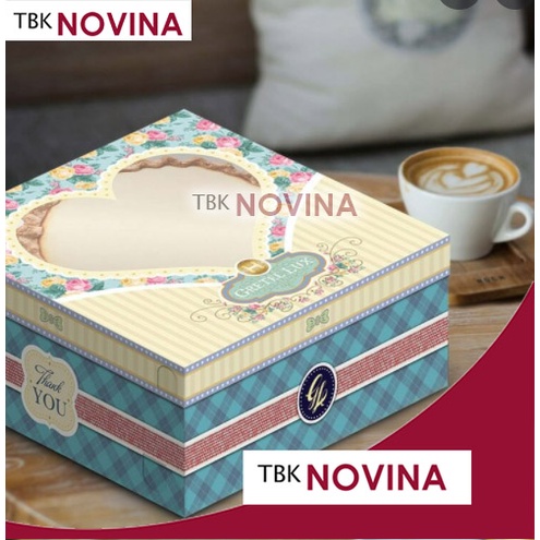 KOTAK KUE CAKE / BOX CAKE TART / DUS BOLU KUE ULANG TAHUN GRETEL LUX