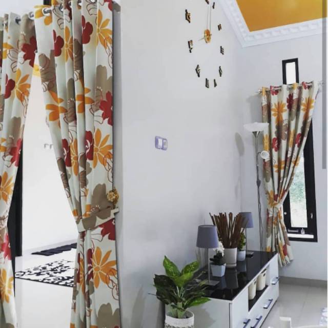 Diskon Gorden Blackout Sakura Merah oJzg8KulaOKQb