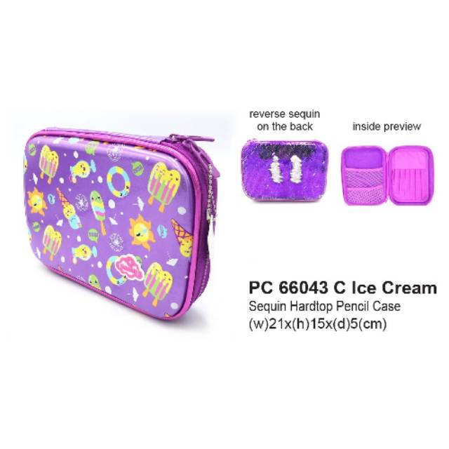 

Tempat pensil sequin 3 motif