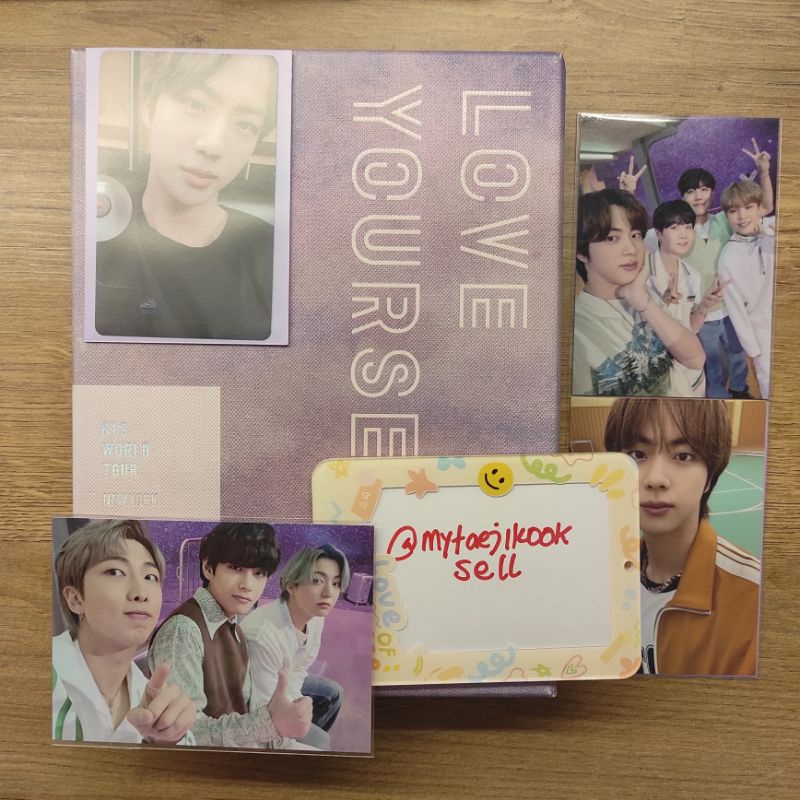 bts love yourself new york dvd pc jin ly ny seokjin photocard butter mini bag tas sowoozoo fullset u