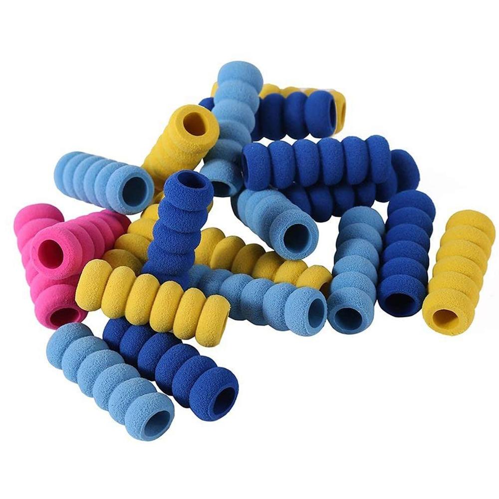 Nickolas1 Pencil Grips Alat Tulis Sekolah Comfort Pencil Gripper Alat Bantu Menulis Non-slip Untuk Tempat Pensil Anak