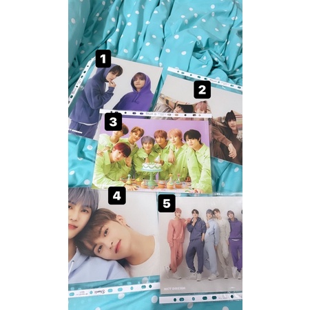 nct dream season greetings a4 poster postcard sg official