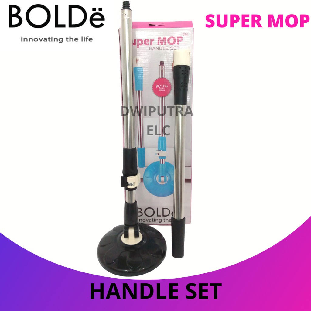 BOLDE HANDLE SET SUPER MOP GAGANG TONGKAT KEPALA