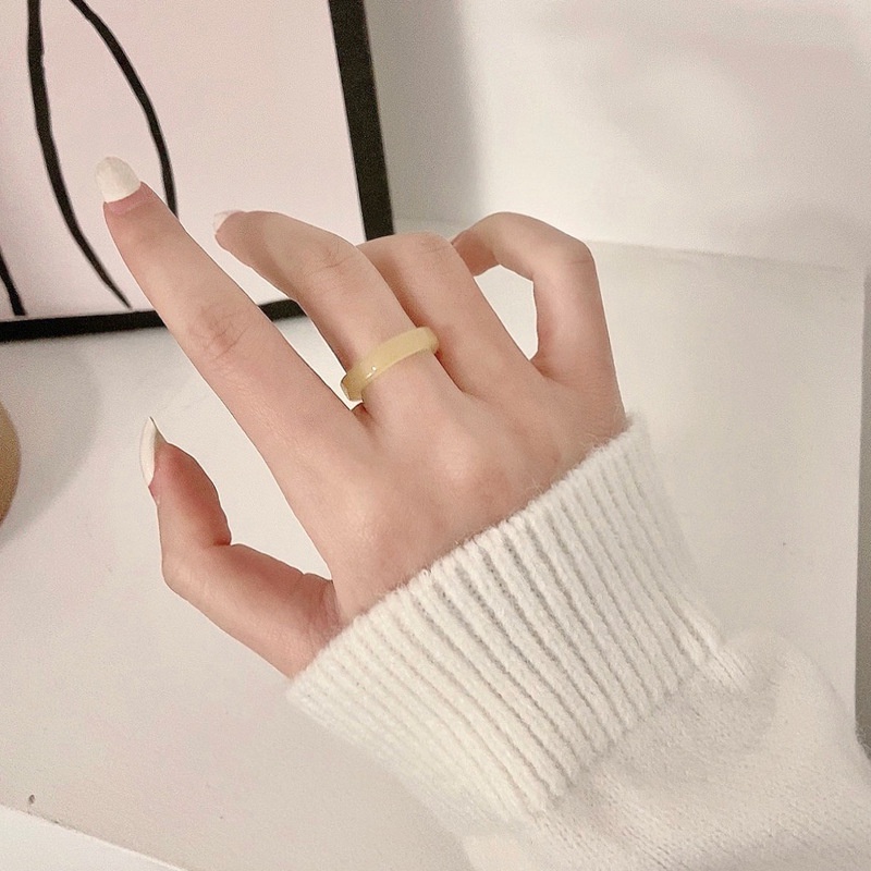 Resin Ring Accessories Temperament Cute Personality