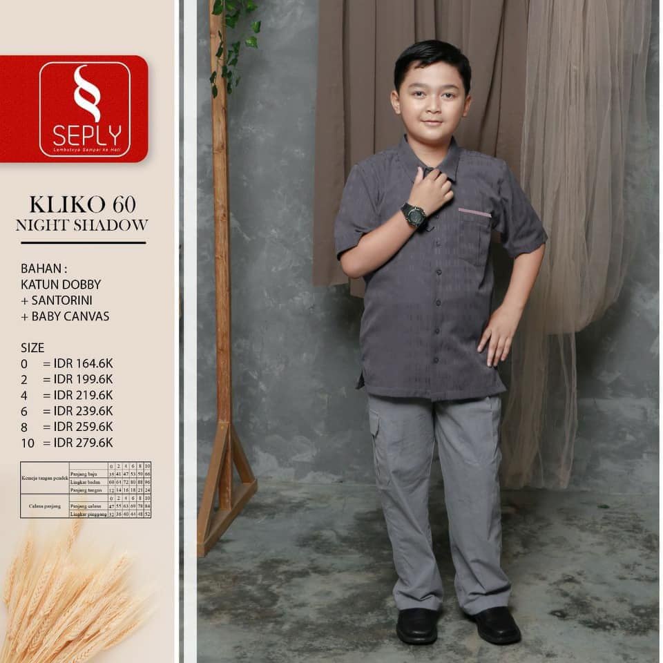 Koko anak seply kliko 60 night shadow dan green bay