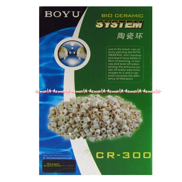 Boyu Bio Ceramic System CR 300 Media Penyaring Kotoran Didalam Filter Akuarium
