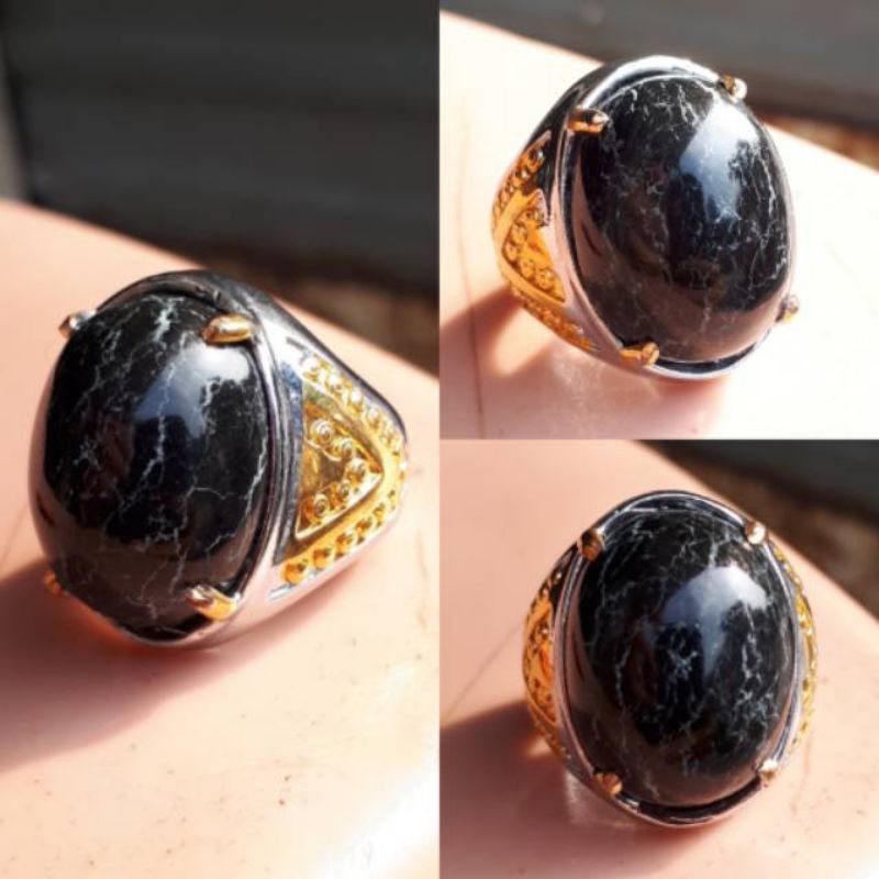 CINCIN MURAH CINCIN BATU BADAR BESI ASLI 100%