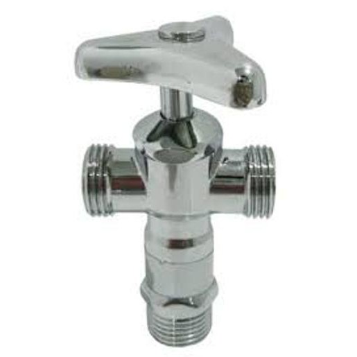 KRAN KERAN CABANG TEE ONDA EXCLUSIVE SV 11 TG CHROME / STOP KRAN WASTAFEL CLOSET / STOP VALVE TEE