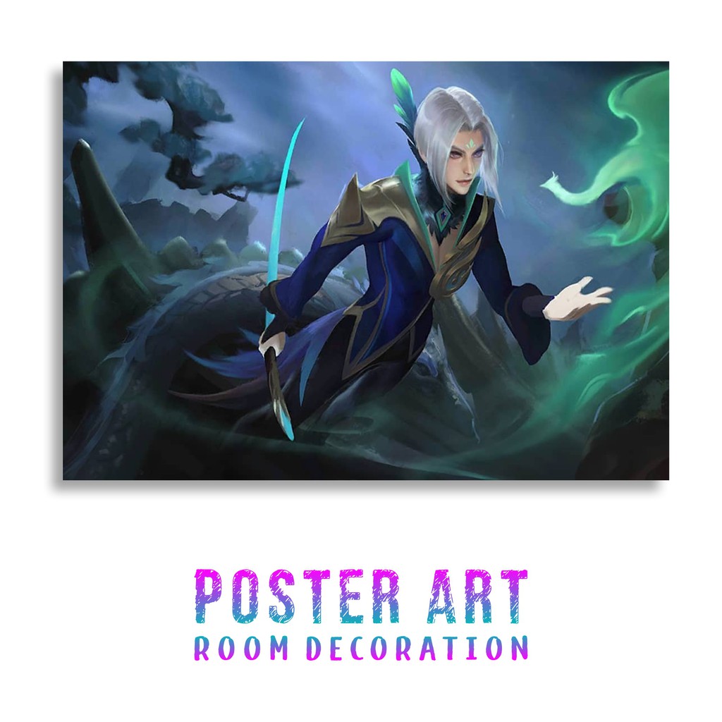 Poster Mobile Legends Ling Cyan Finch Shopee Indonesia